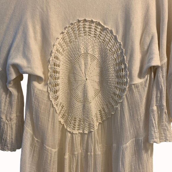 Boston Proper Ivory Shawl Collar Cover Up – XS/S - Picture 7 of 8